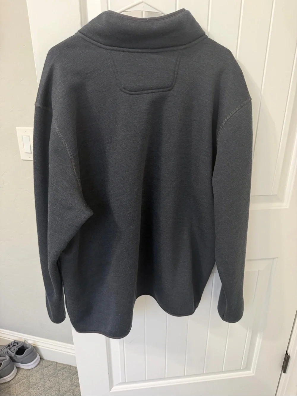The North Face Charcoal Snap-Neck Pullover Fleece